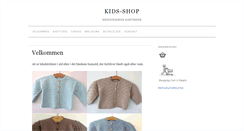 Desktop Screenshot of kids-shop.dk